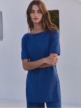 NWT Free People Free-est Relaxed To The Max Oversized Knit Tee NO PANTS Size M